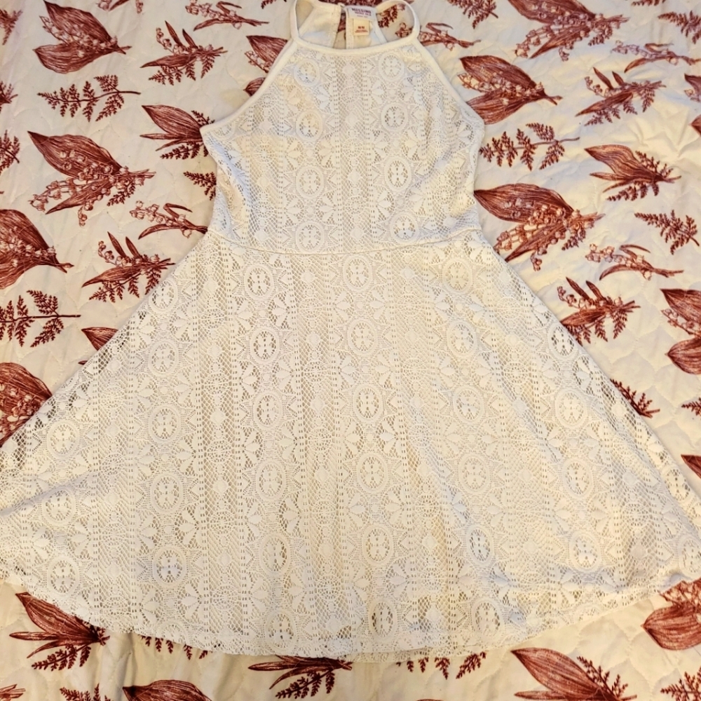 White laced sundress